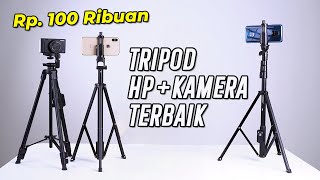 5 Rekomendasi TRIPOD Murah TERBAIK Tripod HP dan Kamera untuk KREATOR PEMULA [upl. by Ameehsat]