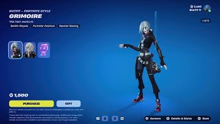 Buying GRIMOIRE in Fortnite [upl. by Onirefez]