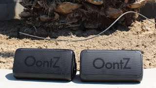 How To Connect Two Oontz Speakers  Sound Test [upl. by Harlene]