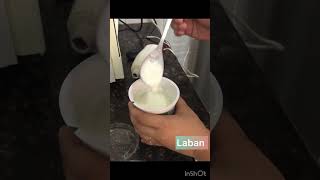 Easy Laban recipe  healthy drink shortvideo youtubeshorts food like vlog [upl. by Ahsiloc]