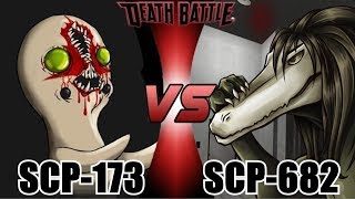 SCP173 Vs SCP682  LA CONFRONTATION   ClickNTroll [upl. by Aneeras893]