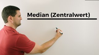 Median Zentralwert Statistik  Mathe by Daniel Jung [upl. by Wesla785]