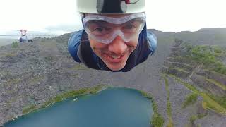 Zipwire experience in Snowdonia [upl. by Sholom391]