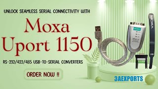 quotUnlock Seamless Serial Connectivity with Moxa UPort 1150 Your USBtoSerial Solutionquot [upl. by Schwarz]