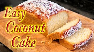 Coconut cake simple easy and quick to make [upl. by Daphie]