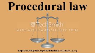 Procedural Law part1 कार्यविधि कानून [upl. by Larissa]