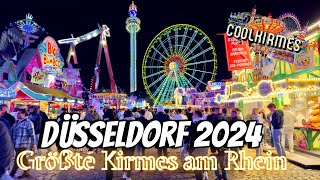 Rund vier Millionen Besucher auf der größten Kirmes am Rhein 2024  Night   Clip by CoolKirmes [upl. by Madonia135]