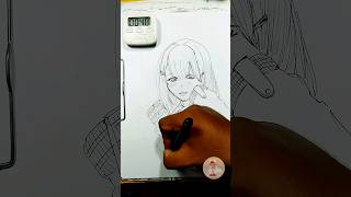 Draw Tia from NIKKE in 5 minutes cyborg nikke メガニケ edm sketch drawing [upl. by Akiehs]