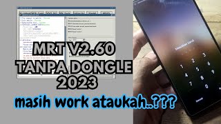 cara install MRT V260 Tanpa Dongle masih tested 2023 ataukah [upl. by Mansoor]