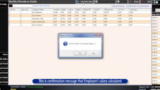 How to calculate attendance and salary of the employee in ONtime [upl. by Yodlem]