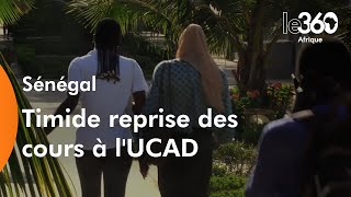 Après 7 mois de fermeture reprise timide des cours à l’université Cheikh Anta Diop de Dakar [upl. by Anitnas]