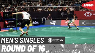 KFF Singapore Open 2023  Christo Popov FRA vs Loh Kean Yew SGP 4  R16 [upl. by Noseyt]