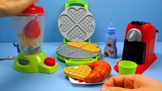 Toy Breakfast 100 Chef by écoiffier Unboxing Review and Playing [upl. by Oniskey966]