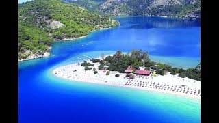 Blue Lagoon Oludeniz Beach Turkey 2018  Olu deniz Fethiye [upl. by Kassia]