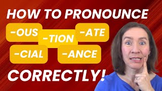 How to pronounce 5 word endings CORRECTLY [upl. by Raleigh878]