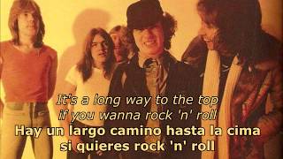 Its A Long Way To The Top If You Wanna Rock N Roll EspañolInglés  ACDC [upl. by Earissed200]