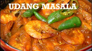 UDANG MASALA lauk simple tapi boleh menambah nasi [upl. by Freberg]