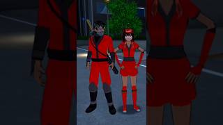 Ninja Sakura Dan Yuta 🥷 Bertarung Dengan Beruang Jahat sakura sakuraschoolsimulator ninja [upl. by Elorac]