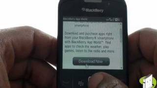 Downloading BlackBerry App World  Curve 8520  The Human Manual [upl. by Gaye919]