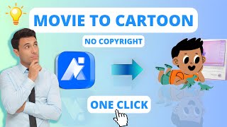 Turn Any Video Into Cartoons With Free AI 2024  AI Lab  Text To Cartoon Using AI [upl. by Aniehs]