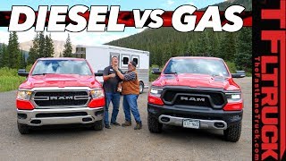 Can the 2020 Ram EcoDiesel Outtow the Mighty HEMI on the Worlds Toughest Towing Test Ike Gauntlet [upl. by Lombard]