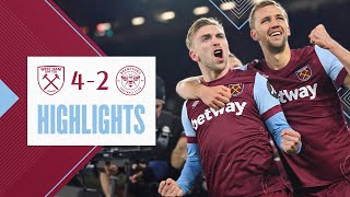 West Ham 42 Brentford  Brilliant Bowen Bags HatTrick  Premier League Highlights [upl. by Haleak517]