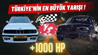 TÜRKİYENİN EN BÜYÜK YARIŞI  NZM E30 M50 TURBO VS PEGASUS E36 2 JZ [upl. by Adierf]