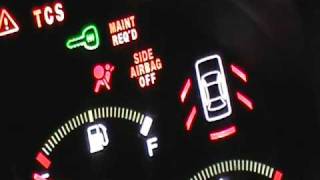 how to know or diagnose airbag SRS air bag control module if its blown on honda or acura [upl. by Ahseinet]