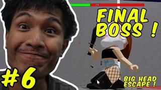 DAY 19  FINAL BOSS  BIG HEAD ESCAPE  ROBLOX [upl. by Vedi615]