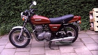 Kawasaki Z 400 exhaust sound compilation [upl. by Ronaele849]