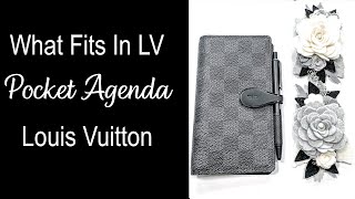 Planner Solution What To Use In A Louis Vuitton LV Pocket Agenda [upl. by Singh]