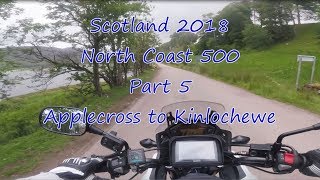 Part 5 Applecross to Kinlochewe Scotland North Coast 500 Honda CB500X [upl. by Cleo419]