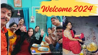 Gettogether for welcoming New year 2024  newyear Gettogether viral newyear2024 [upl. by Ellenohs]