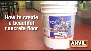 How to Apply Epoxy Coating to Concrete Floors [upl. by Naihs]