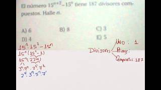 Cantidad de Divisores uno divisores primos divisores compuestos [upl. by Remliw]