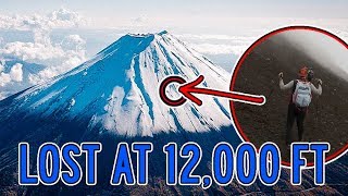 Lost on top of Japans TALLEST MOUNTAIN Mt Fuji [upl. by Vanhook]