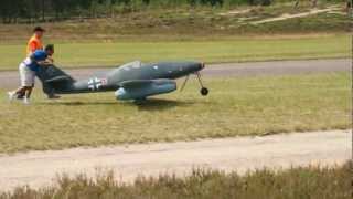 Messerschmitt Me 262 RC jet Jämi fly in 2011 [upl. by Barsky194]