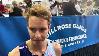 Cooper Teare Shares About Training Setup With Cole Hocker After Millrose Games Wanamaker Mile [upl. by Aneelehs]