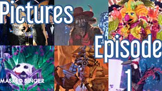 Episode 1 Pictures  The Masked Singer USA Season 12 Ep 1 [upl. by Parshall]