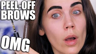 PEEL OFF BROWS  OMG [upl. by Butcher]