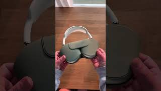 Unboxing my AirPod Max headphones in green  asmr unboxing asmr unboxing apple appleairpodsmax [upl. by Lienahs]