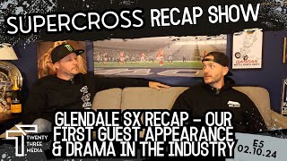 Glendale Supercross Recap  DRAMA in the Industry amp Our 1st guest appearance [upl. by Lelah]