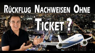 OHNE RÜCKFLUGTICKET trotzdem fliegen dürfen Geht mit dem Onward Ticket [upl. by Chaffee]