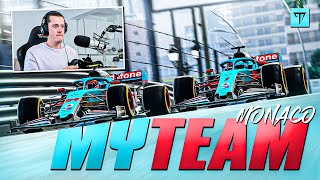 BATTLING MY TEAMMATE AT MONACO F1 My Team Career S8 R4 [upl. by Kelsy435]