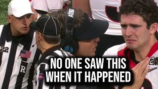 Only the refs saw this play in the national championship a breakdown [upl. by Atiuqrahc678]