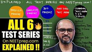 EXPLAINED in 8 Minutes  All 6 Test Series on NEETprepcom for NEET Aspirants [upl. by Marleen]