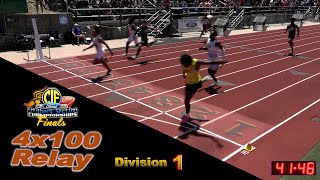 2023 TF  CIFss Finals D1  4x100 Relay Boys [upl. by Anerul]