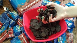 Mini OREO Chocolate Opening  oreo biscuit  OREO Sandwich Biscuits  Opening [upl. by Wenonah]