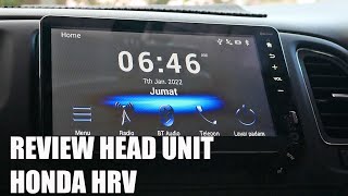 Review Head Unit Honda HRV Type SE [upl. by Annaitsirhc]