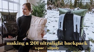 MYOG  this time i made a 20l ultralight daypack [upl. by Pollux402]